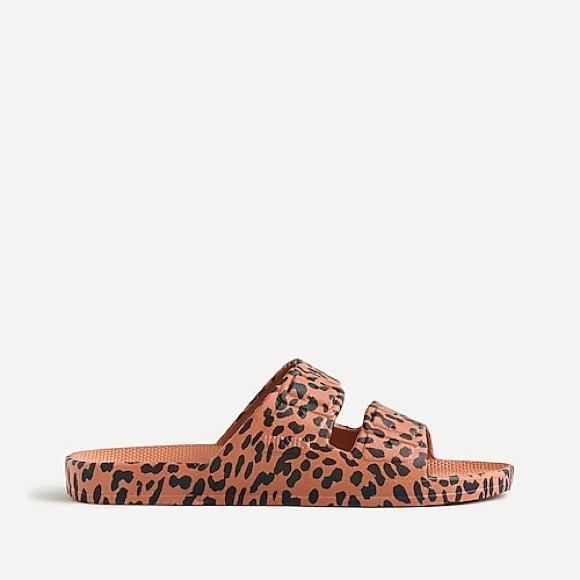 FREEDOM MOSES J. Crew leopard print sandals NWT - Picture 3 of 5